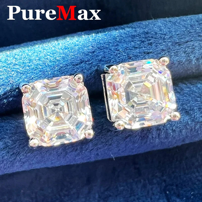 Luxury 0.5-3 Carats Marquise Heart Pear Moissanite Women Diamond Earring Stud 925 Sterling Silver Earrings for Women Jewelry New