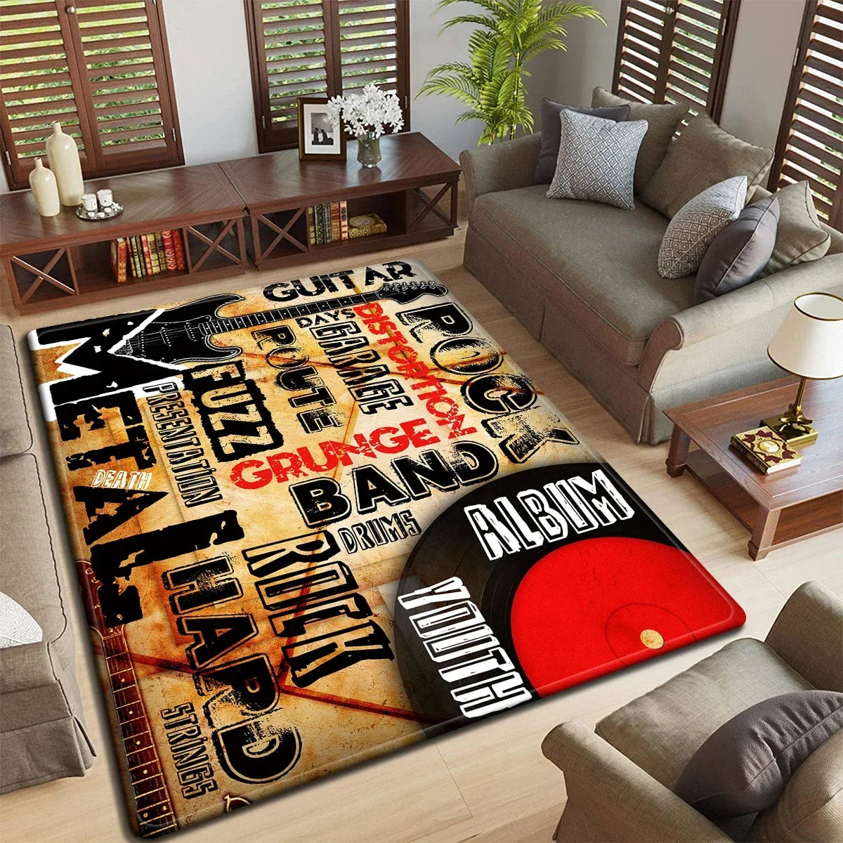 Band logo Music Rock and Roll logo Pattern Carpet Kitchen Mat Doormat Bedroom FloorDecoration LivingRoom Bathroom Anti-slip Rug