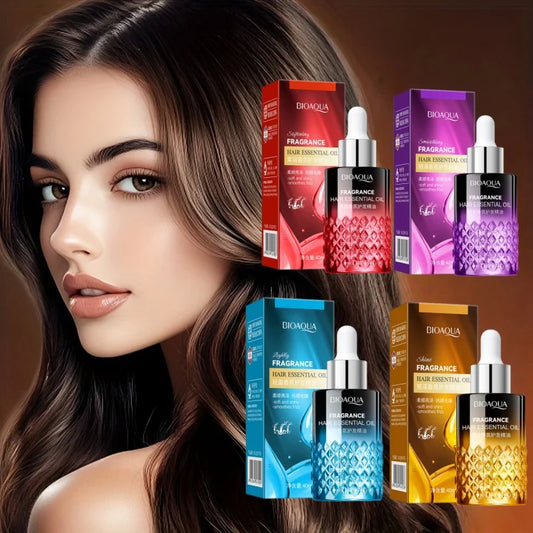 40ml Shiny Fragrance Hair Care Oil | Contains Moroccan Argan Oil | Smooths and Adds Shine, Tames Frizz | Emergency Essential for Dates/Commuting/Travel Photography | a Must-Have for Sofa Lovers, 40ml Per Bottle