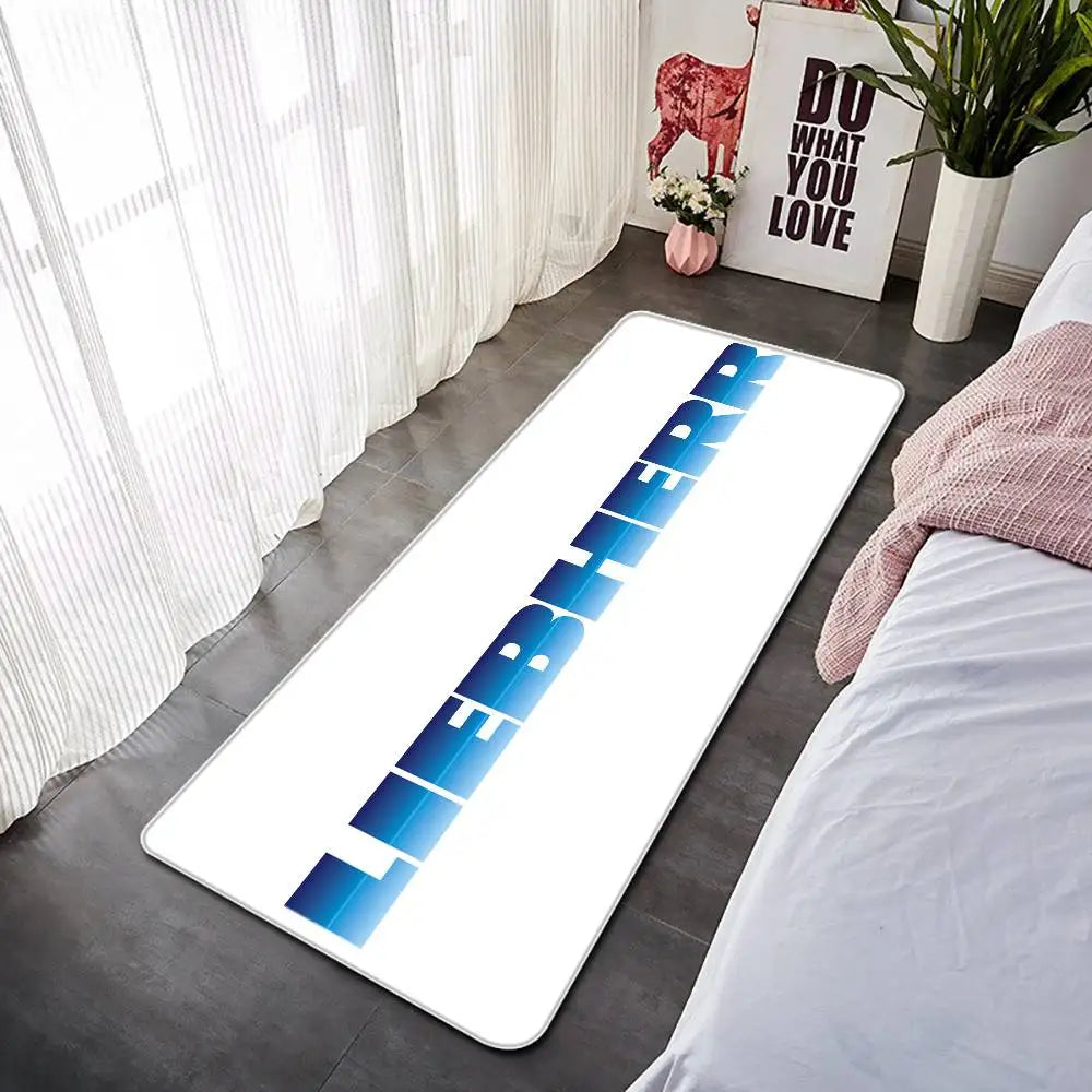 L-Liebherr Entrance Doormat Bath Mats Non-slip Mat Entrance Of House Custom Carpet Kitchen Foot Mat Rug Carpets