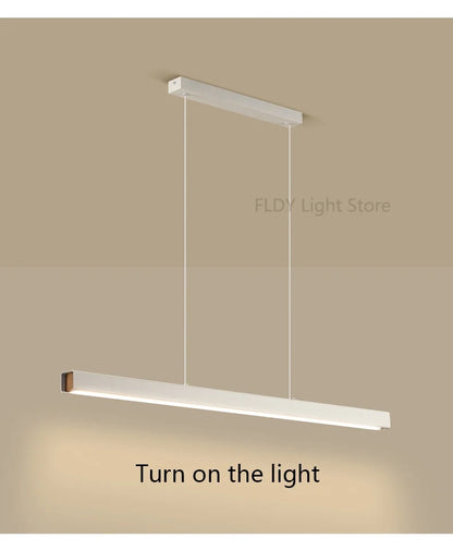 Dining room chandelier Nordic modern lamp dining table bar lamp restaurant lights kitchen lights office company led strip lamps