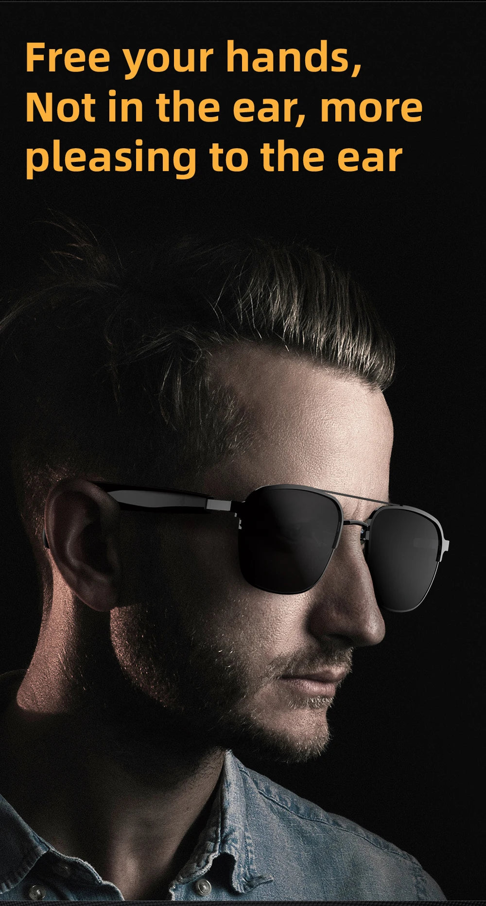 New SG-11 Smart Wireless Bluetooth Glasses to Listen to Music to Answer the Phone Men and Women Fashion Anti-Blue Light Glasses
