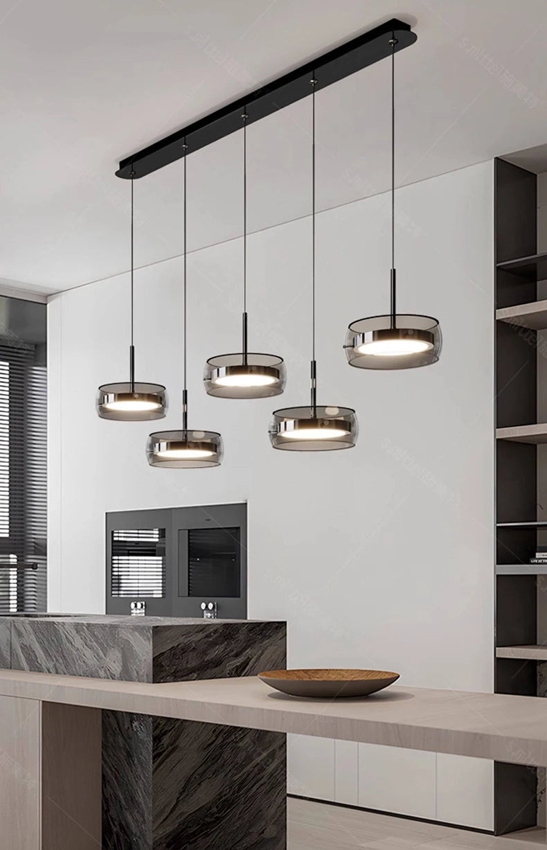 Modern home decor ring led lights pendant light lamps for living room Chandeliers for dining room hanging light indoor lighting
