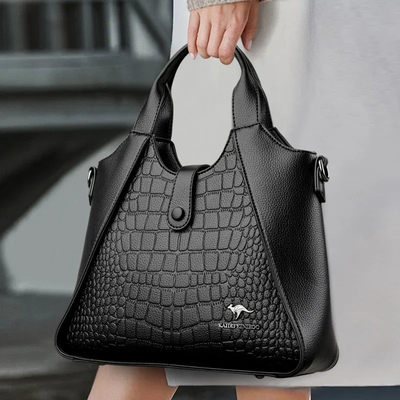 Luxury Designer Handbag Brand High Quality Soft Leather Bags 2024 Sac Crossbody Shoulder Bag For Womens Casual Tote Bag Bolsos