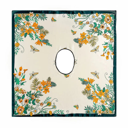 Women's Satin Silk Scarf Multi-Way Wrap, UPF 50+ Sun Veil & Beach Pareo, Lightweight Cover-Up Shawl