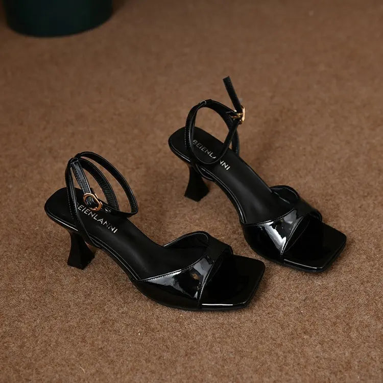 Summer 2025 New Brand Women's Shoes Women Design Sexy High Heels Elegant Shallow Mouth Bride Shoes Mujer Zapatos Luxury Shoes