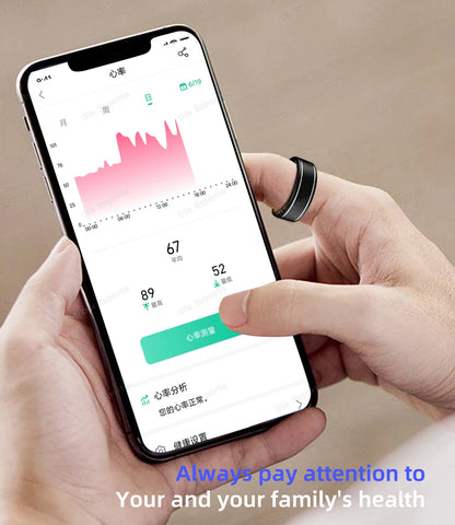 2026 Smart Health Rings Heart Rate Blood Pressure/Oxygen Monitoring Rings Fitness Gift for Friends Family Colleagues Smartring