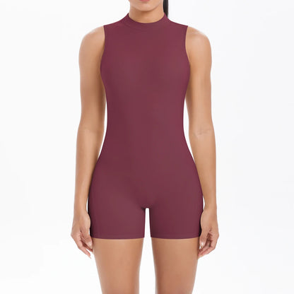 Women Gym Suits Women Scrunch Whole Suit Push Up Sports Suit Women Fitness Suit with Zipper Training Clothes One Piece
