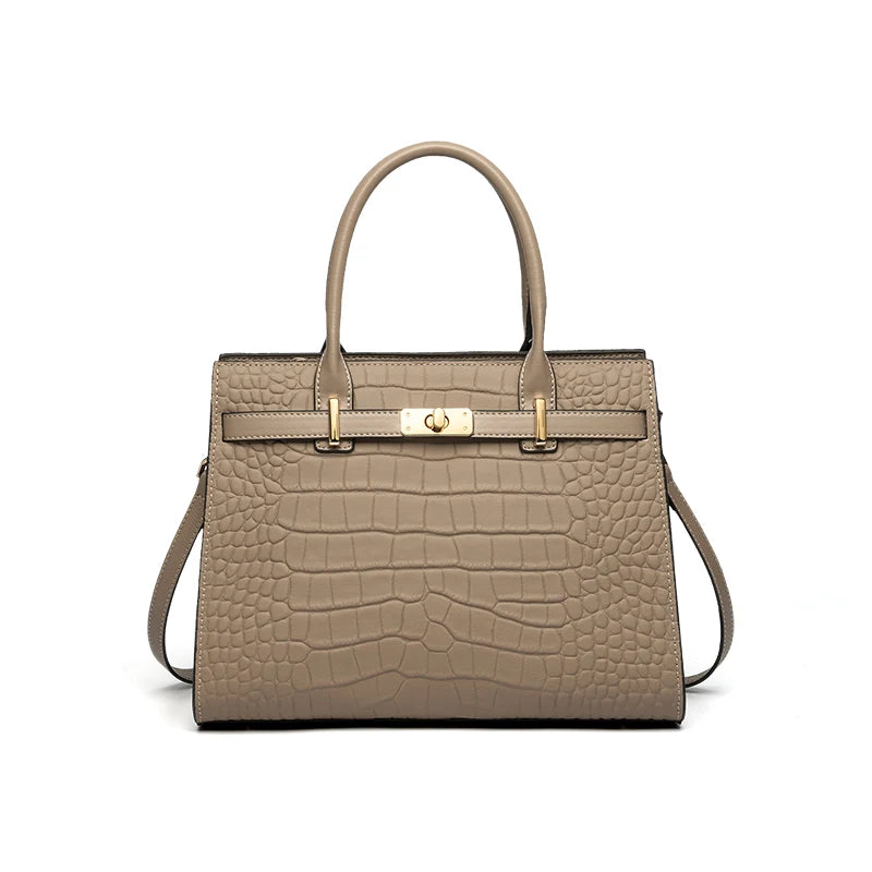 New Arrived ZOOLER Woman Genuine Leather Bag Real Skin Female Shoulder Bags for Business Ladies Top Handle Handbags Purse#wg383
