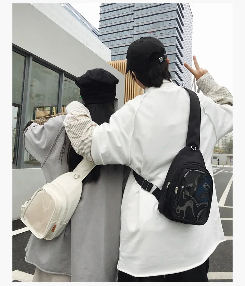 Kawaii Japanese Itabag Girls Soft Nylon Backpack Crossbody Bags 10CM Doll Women With Display Plate Cross Body Sling Pouch 2025