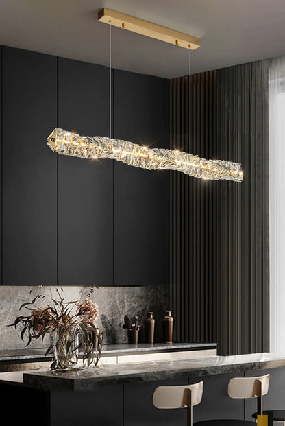 Luxury K9 Crystal Chandelier Dimmable Ceiling LED Pendant Lights Home Living Room Bedroom Indoor Atmosphere Decorative Lighting
