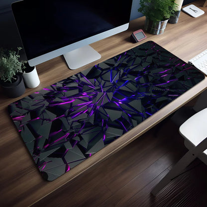 Colorful 3D Geometry Pattern Mouse Pad Non-slip Thickened Large Writing Lockedge Office Student Gaming Cushion MousePad