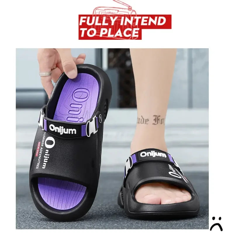 Male Flip Flops Massage Slippers Indoor Beach Clogs Outdoor Comfortable Sandals Soft Slides Men Casual Shoes Women Home Slippers
