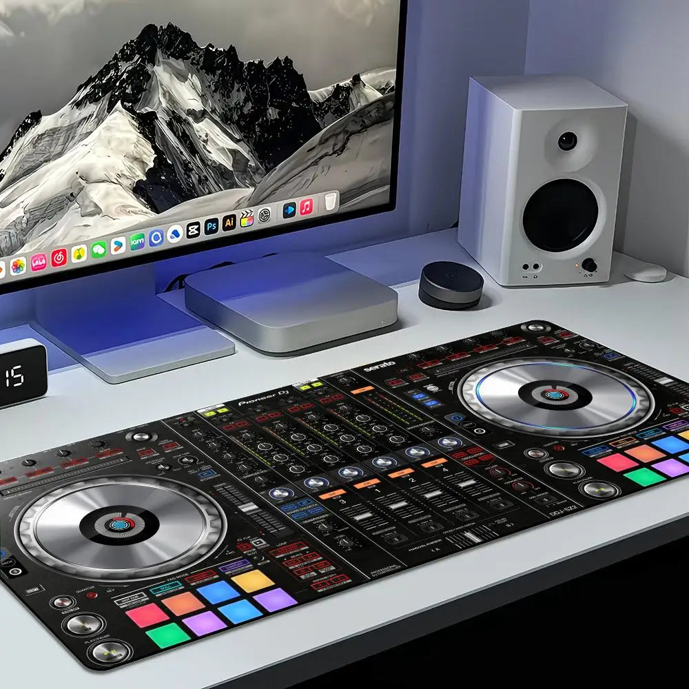 Mouse Pad Music Radio Dj Panel Gamer printon demand Custom Computer MousePad Natural Rubber Office Soft PC Accessory Desktop Pad