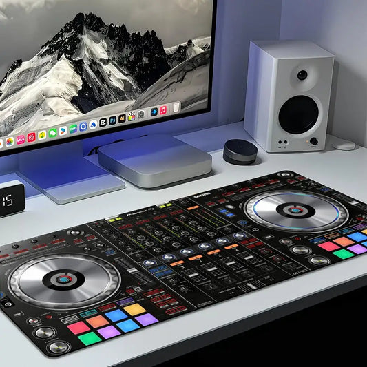 Mouse Pad Music Radio Dj Panel Gamer printon demand Custom Computer MousePad Natural Rubber Office Soft PC Accessory Desktop Pad