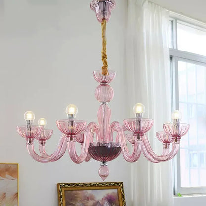 Deco Home Led chandelier crystal lamp for living room parlor Italy hanging crystal sconce Hotel fixtures Lustre Cristal lighting