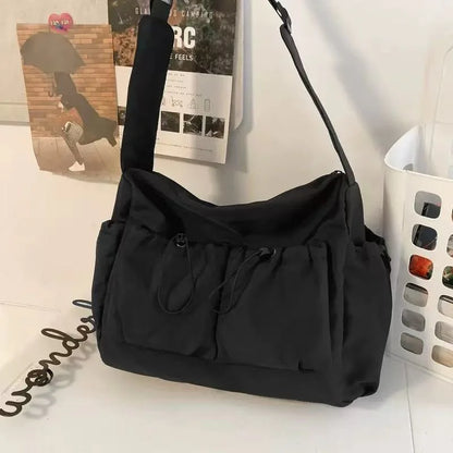 New Crossbody Bags for Women Youth Men Fashion Casual Large Capacity Handbags Shoulder Bags Solid Color Ladies Messenger Bag