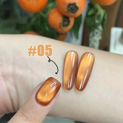 MIANEL 12ML Hit Product Gold Amber Cat Eye Gel Nail Polish 2026 New Blue Glass Beads Cat Eye Gel Nail Green Nails 1-21pcs