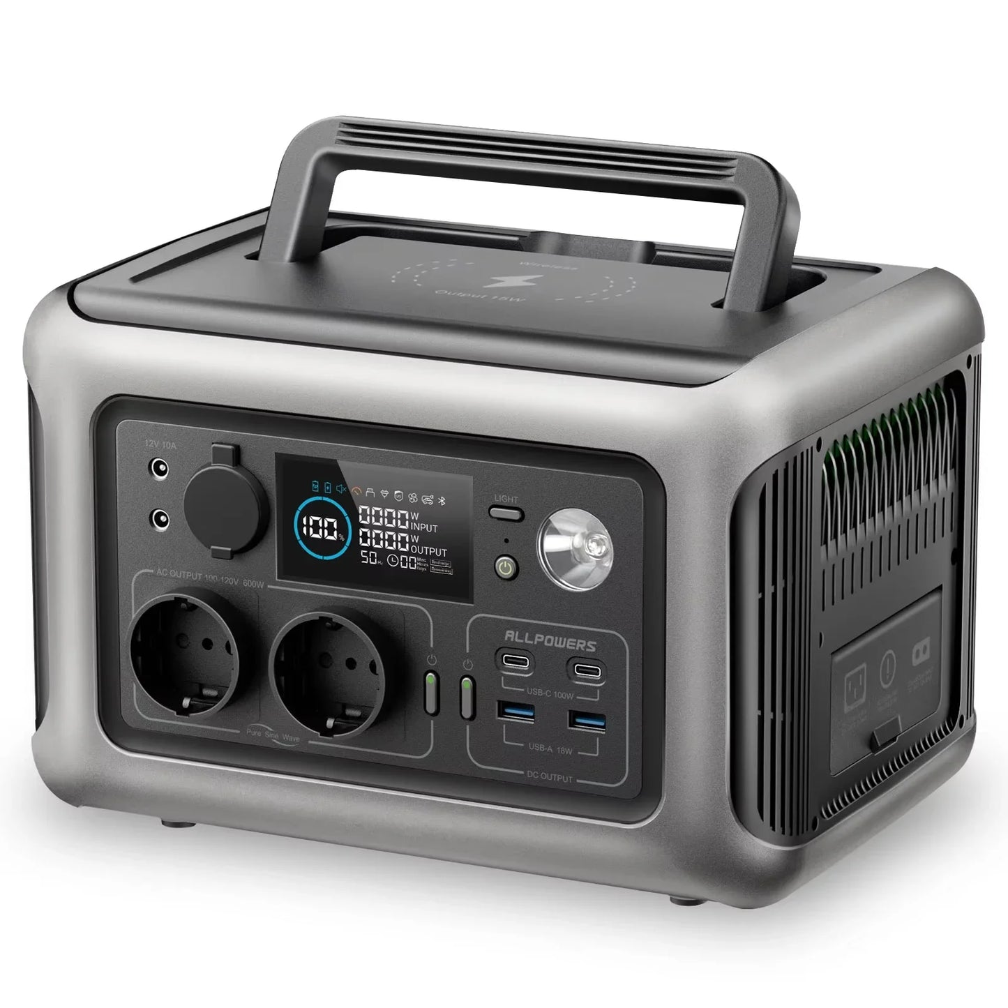 ALLPOWERS R600 Portable Solar Generator Power station for RV Camping