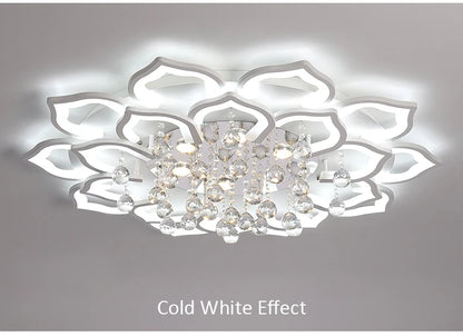 Modern Crystal Chandelier Ceiling Chandeliers For Living Room Lamp Bedroom Kitchen Lustre Indoor Lighting LED Fixtures Lights