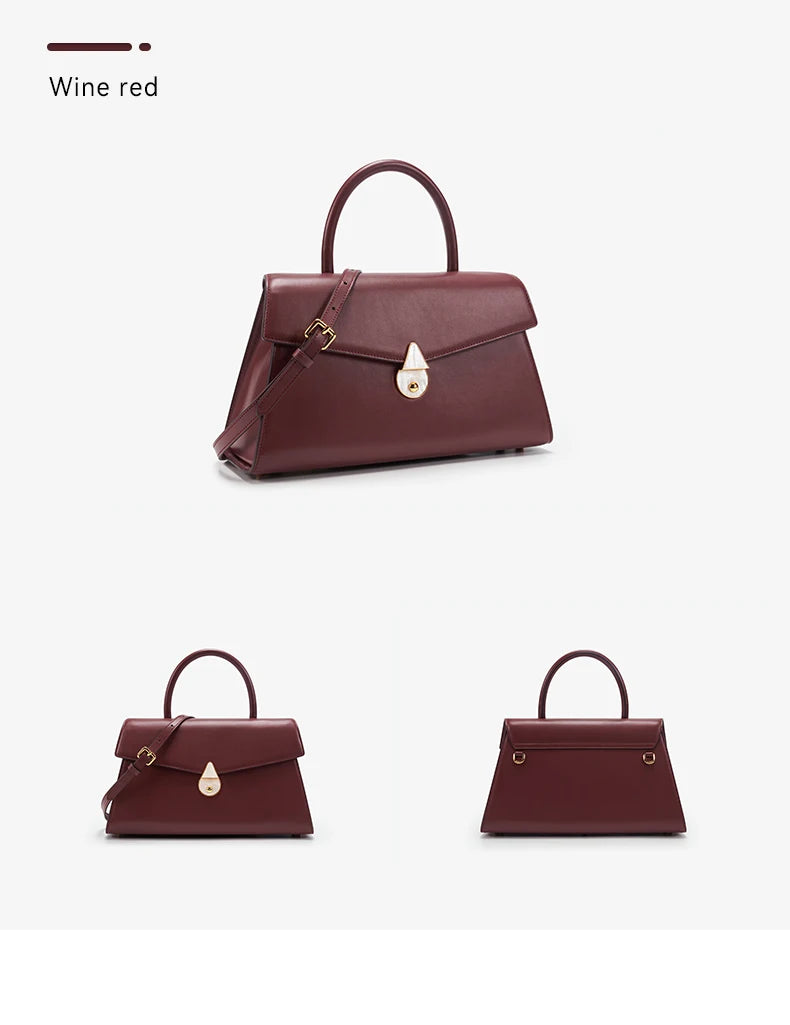 2026 FASHION LUXURY DESIGNER ORIGINAL STYLISH LEATHER HANDBAG WOMEN'S BAG BUSINESS PURSE FEMALE TREND SHOULDER OL BRAND LADY