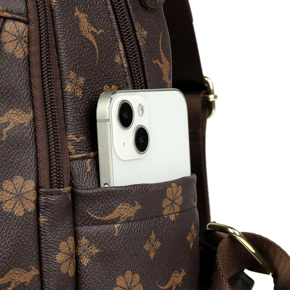 New Classical Fashion High Quality Soft Leather Travel Backpack Women Large Capacity Luxury Shoulder Bags School Bag Backpacks