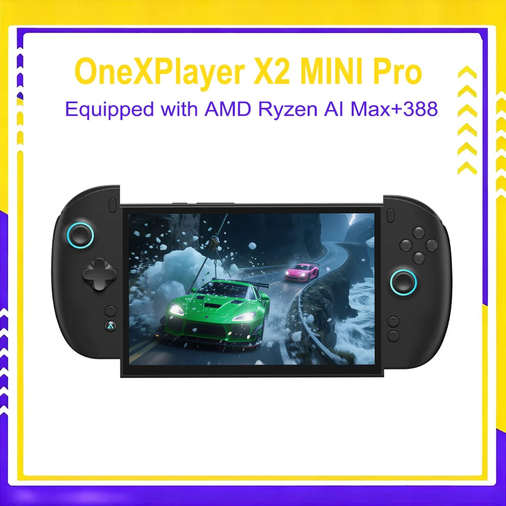 ONEXPLAYER X2 Mini Pro 3-in-1 Handheld Game Console AMD Ryzen AI Max+388 8.8 Inch Windows 11 Portable Gaming PC Tablet Laptop