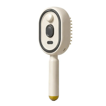 New Electric Hair Care Spray Massage Comb Self Cleaning Steam Essential Oil Brush Hair Oil Applicator Scalp Massager For Women
