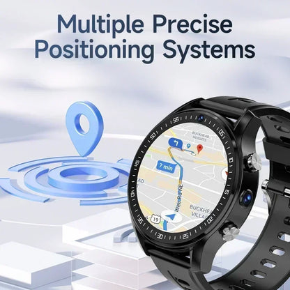 New 4G SIM Smart Watch GPS Position Large Storage Multi Apps Download Multifunctional Sports Smartwatch