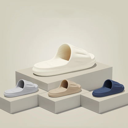 Men Summer Concise EVA Slippers women Soft Home Slides Couples Bathroom Non-slip Sandals Couple Comfortable Outdoor Beach Shoes