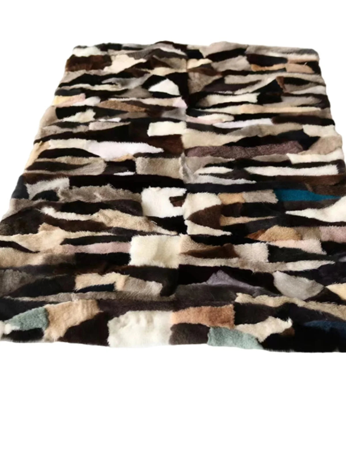 real mink fur material and mattress fur can be handmade into clothing inner lining