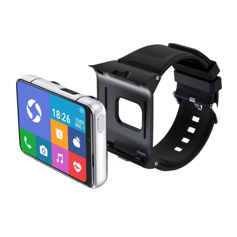 2026New 4G Sports SmartWatch S999 2.88 Inch Quad Core Android 9.0 OS Smartwatch 2300 MAh 13MP Camera 4GB/64GB Heart Rate Monitor