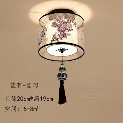 Classical Simple Chinese Style Ceiling Lights Round Square Led Ceiling Light Fixtures Morden Home Decor for Living Room Lights