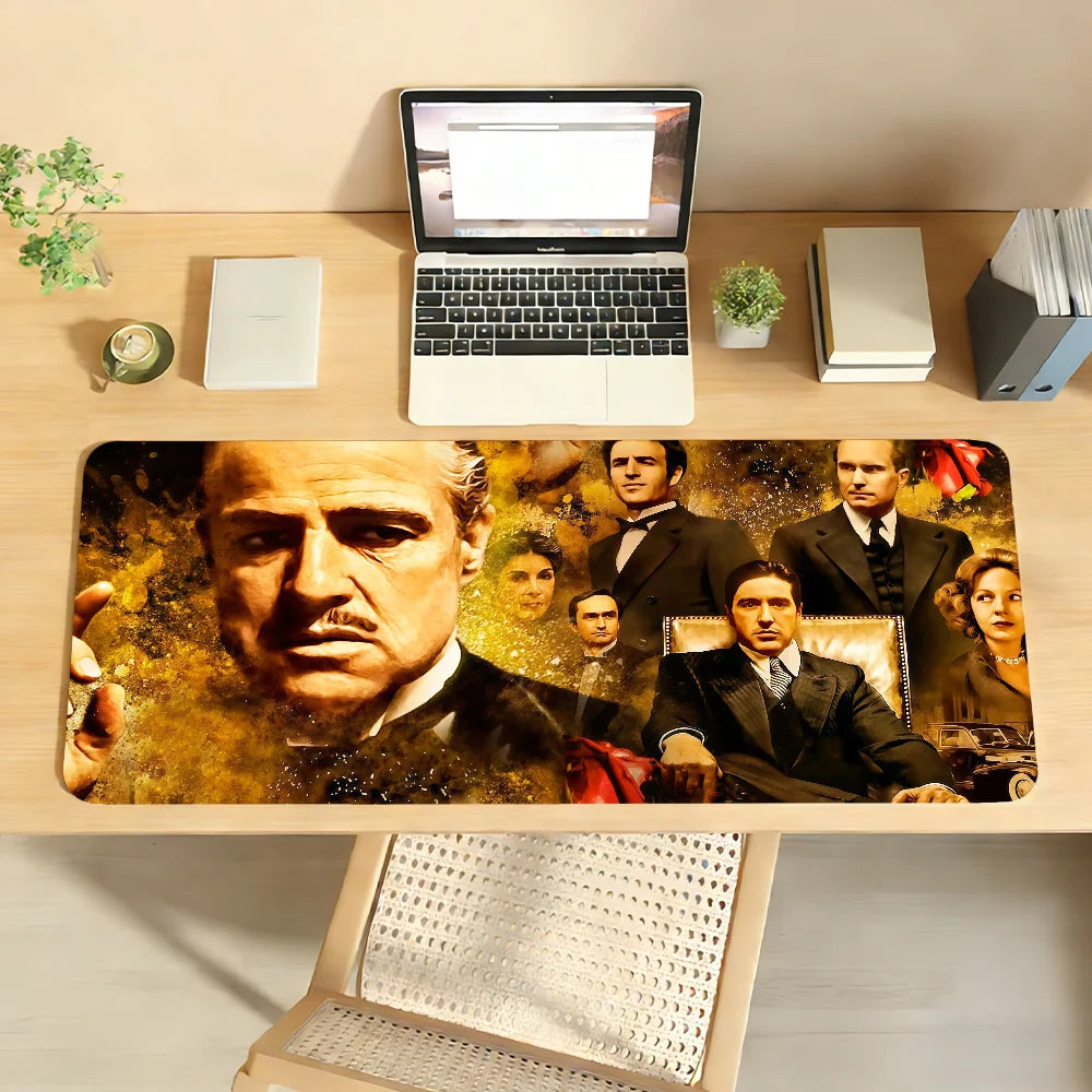 Movie The G-godfather Mouse Pad Anti Slip Rubber Edge Locked Thickened Laptop Gaming Desk Mat