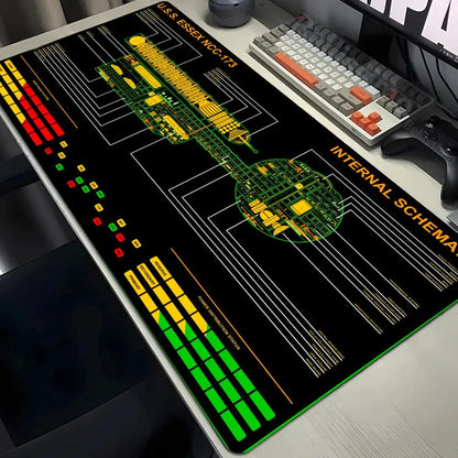 Large Gaming Pad XXL 1200x600 Computer Gamer Star Trek Mouse Pad Cartoon Keyboard Mouse Mat Desk Mouse Pad for PC Desk Pad