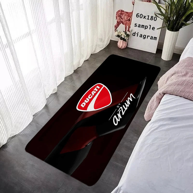 House Entrance Doormat Hallway Carpet Motorcycle Living Room Rugs D-Ducati Foot Carpets Bath Rug Floor Mats Non-slip Home Decor