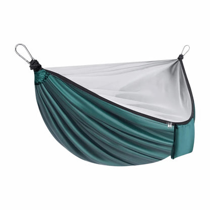 Relaxation Thickened Camping Hammock Anti-Mosquito 270x140cm Hanging Hammocks Anti Rollover Quick Setup Double Hammock Hiking