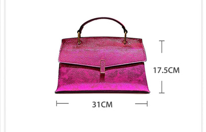 Luxury Designer Brand New High Quality Leather Handbags for Women Fashion Trend Snake Print Shoulder Bag сумка женская Hot Sale