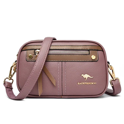 Genuine  3 Layers Luxury Designer Purses and Handbags Women Bag High Quality Leather Shoulder Sac  Bags for Women 2024Sac A Main