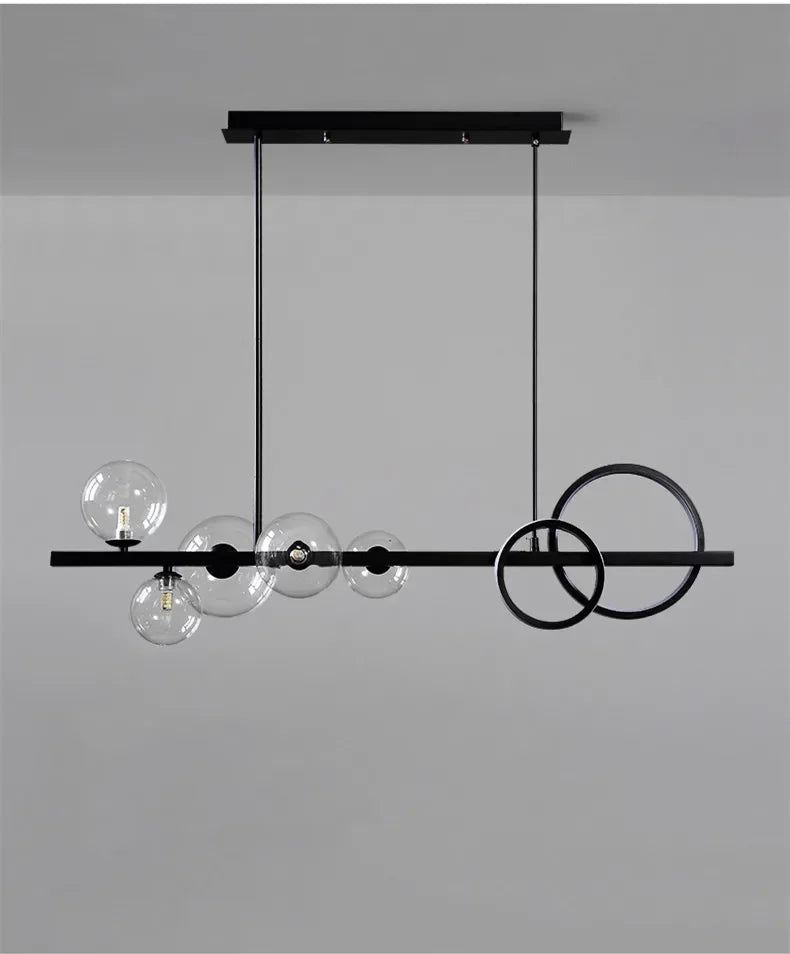 Magic Bean Long Pendant Lights Nordic Restaurant Modern Creative Kitchen Light Luxury Living Room Bar Decor Lighting G9 Bulb