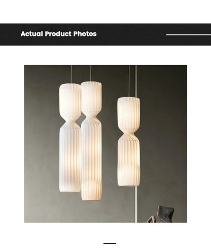 Nordic Fabric Creative Ceiling Hanging Lamps Living Room Chandelier Home Decoration Bedroom LED Pendant Lights Bedside Light