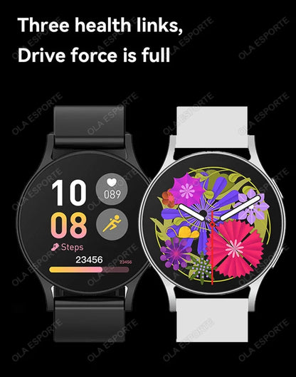 Smart Watch 1.77inch HD AMOLED Screen Bluetooth Call Health Monitor Smartwatch Men Women Fitness Sports Watches For Android IOS