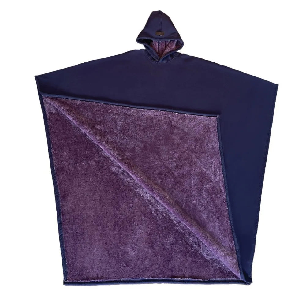 Good Quality Indio Cloak Hoodie Punk Loose Solid Color Men Sweatshirt Casual Blanket With Hat Male Tops Autumn and Winter