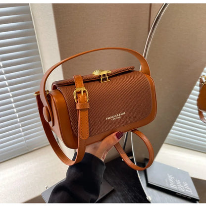 Simple Fashion Mini Square Women Crossbody Bags 2026 Luxury Designer Purses And Handbags Box Shape Pure Color Shoulder Satchels