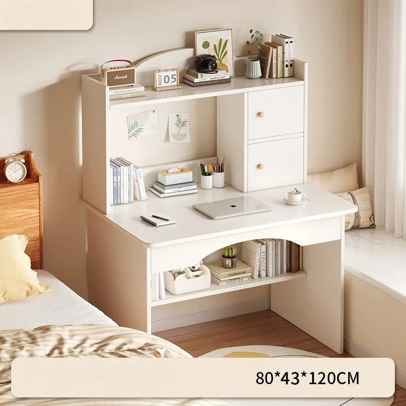 Home Desk Bookcase Integrated Simple Desktop Student Study Table Bedroom Dresser Locker Computer Desk