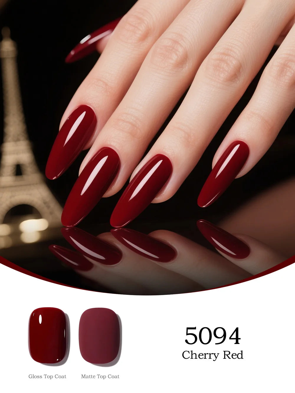 Venalisa 10ml HEMA TPO Free Red Cat Eye Gel Polish Soak Off UV LED Magnetic Nail Polish Diamond Top Long Wear Gel Varnish