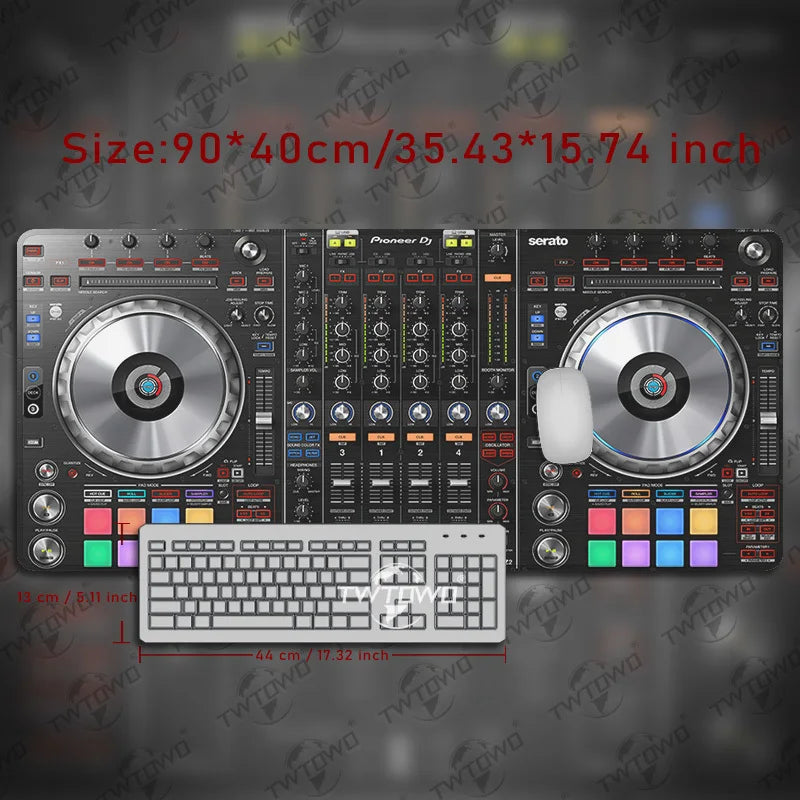 Mouse Pad Radio Dj Gamer printon demand Custom Computer Mousepad XXL MousePads Natural Rubber Office Soft PC Desktop Mouse Pad