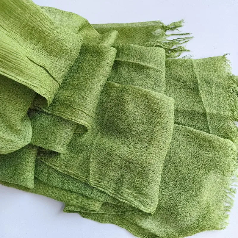 60 Color Cotton Crepe Shawl Headwraps Fashion Scarf Hijab For Women Veil Muslim Islam Hijab Cap Scarf For Muslim Shawl 200*90CM