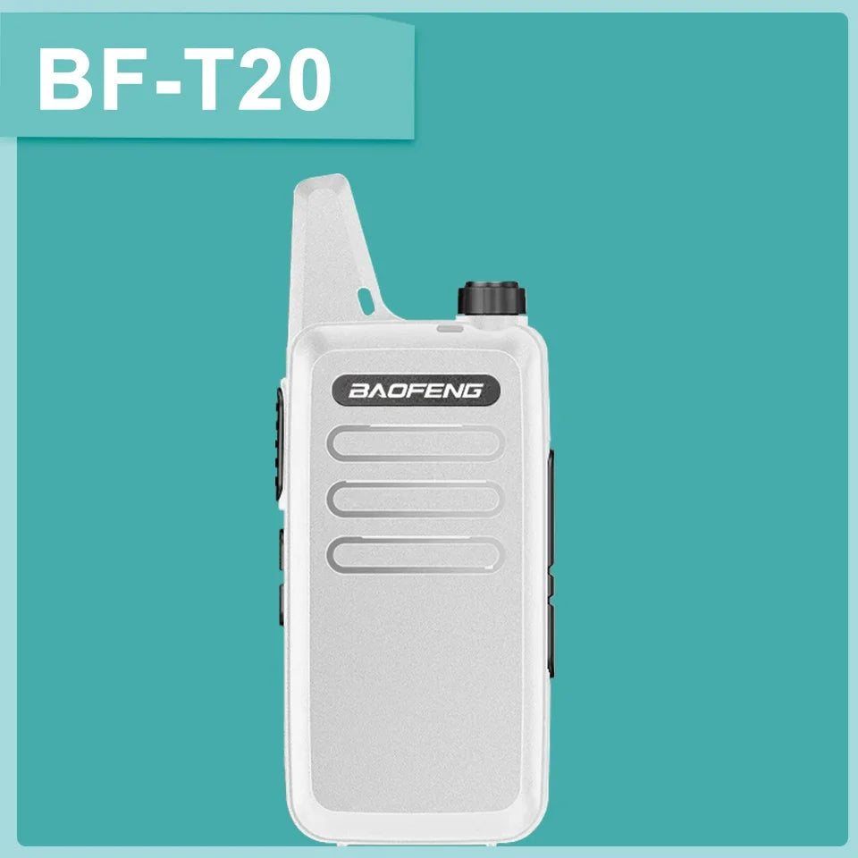 1/2PCS Baofeng BF-T20 Walkie Talkie Mini Micro USB Charging Portable Two Way Radios Upgrade Of BF-C9 KD-C1 For Hunting Kid’s Toy