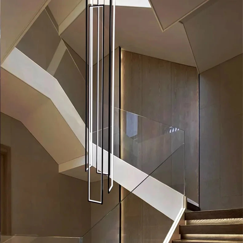Modern Stair Chandelier Pendant Lights Indoor Lighting Ceiling Lamp Hanging Light Led Chandeliers for Living Room Indoor Lightin